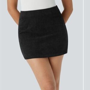 Halara Black Corduroy Skort